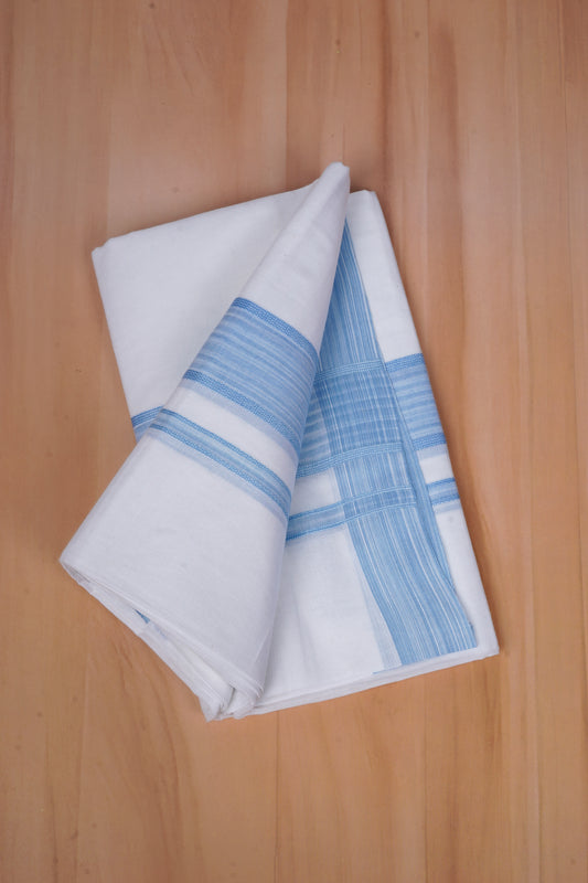 FCD-80 W/D DHOTI 3.80 MTR-Sky Blue