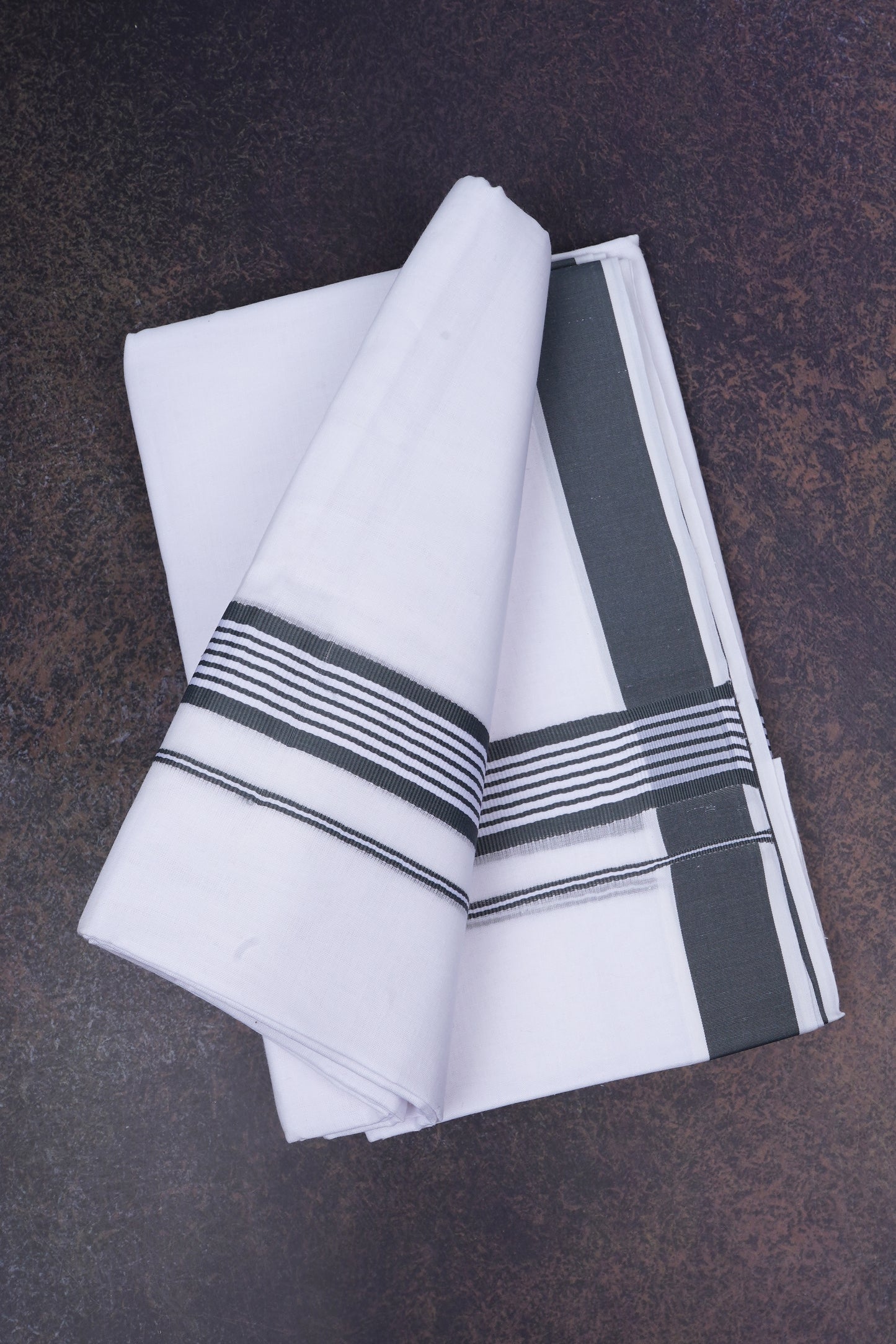 FD-158 W/D DHOTI 3.80 MTR-Light Gray