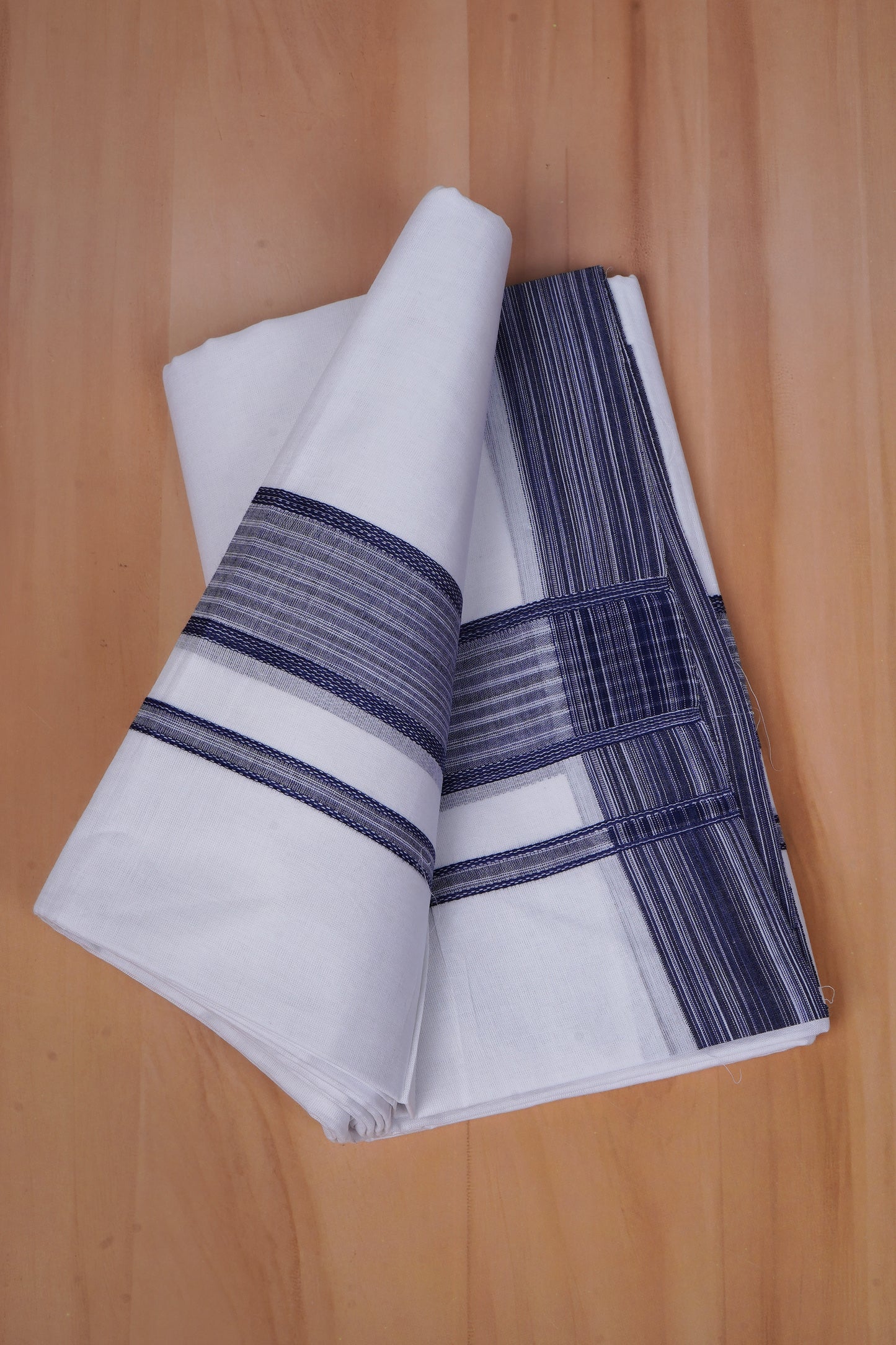 FCD-80 W/D DHOTI 3.80 MTR-Dark Blue