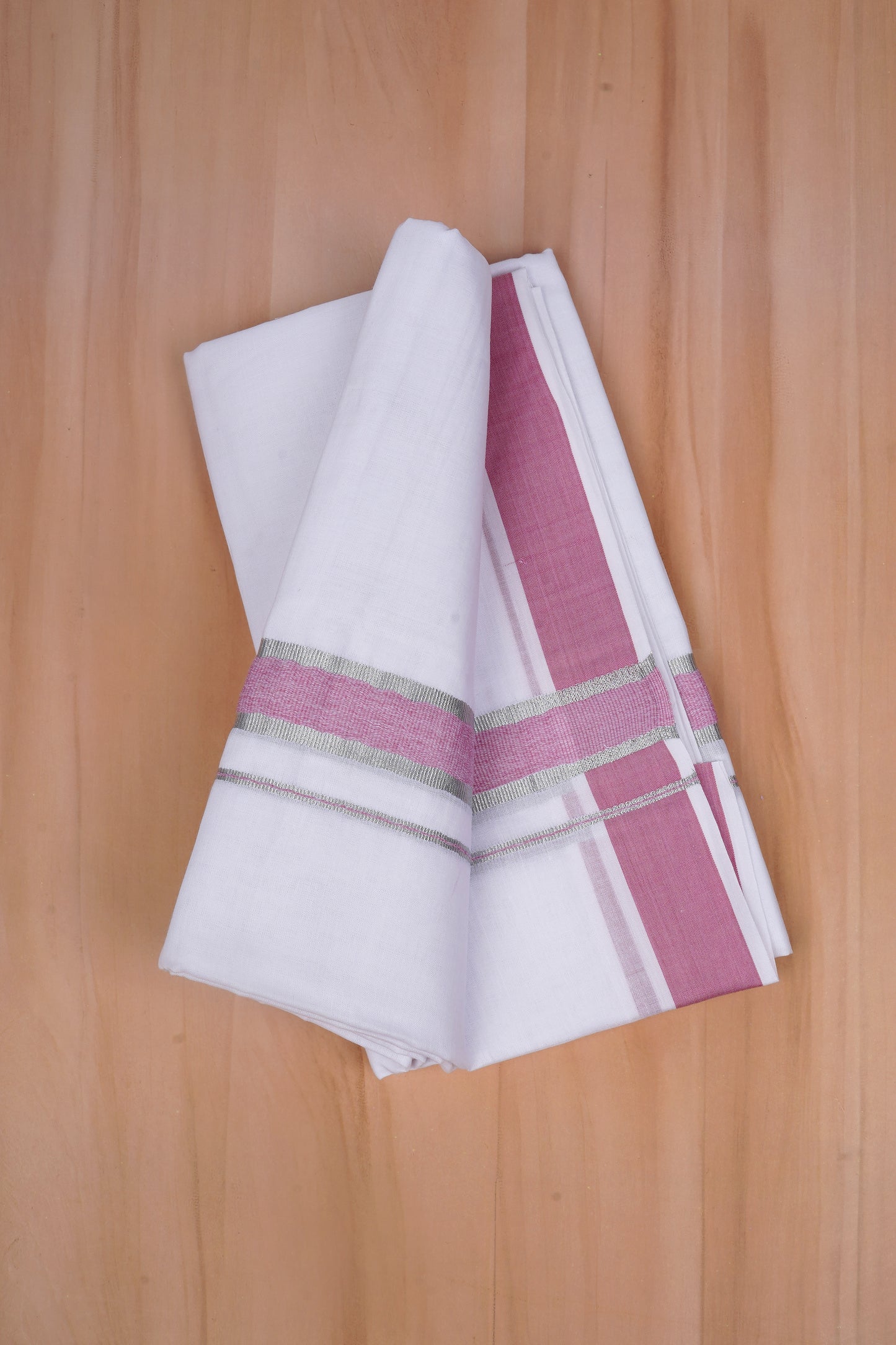 FCD-505 W/D DHOTI 3.80 MTR-Dark Pink