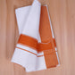 FCD-487 W/D DHOTI 3.80 MTR-Orange