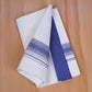 FCD-611 W/D DHOTI 3.80 MTR - Blue