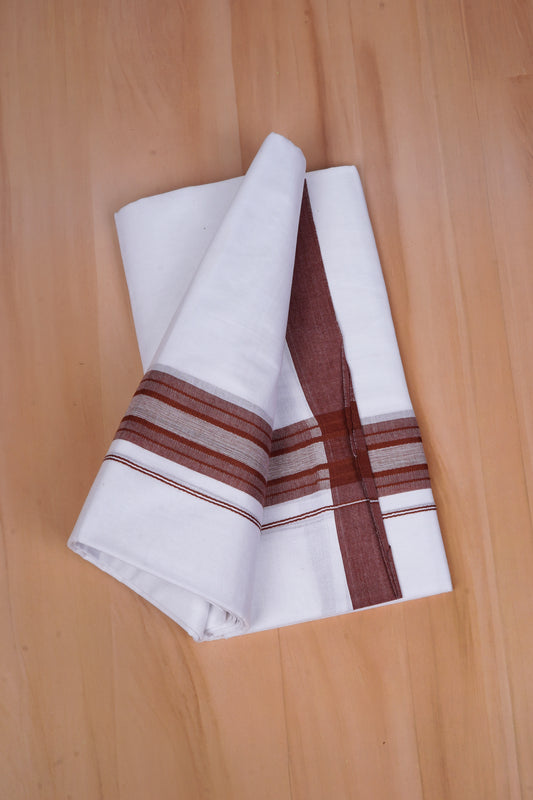 FCD-617 W/D DHOTI 3.80 MTR - D Brown