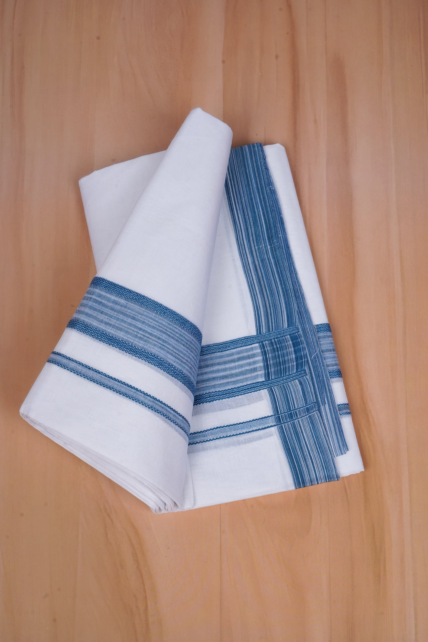 FCD-86 W/D DHOTI 3.80 MTR-Blue 2