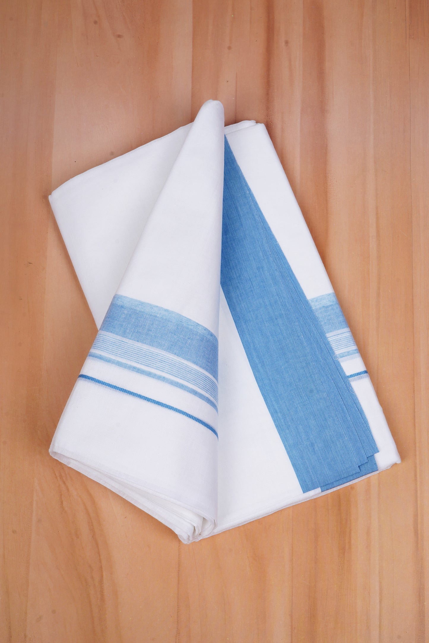 FCD-612 W/D DHOTI 3.80 MTR - Blue