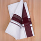 FCD-395 W/D DHOTI 3.80 MTR - Coffee brown