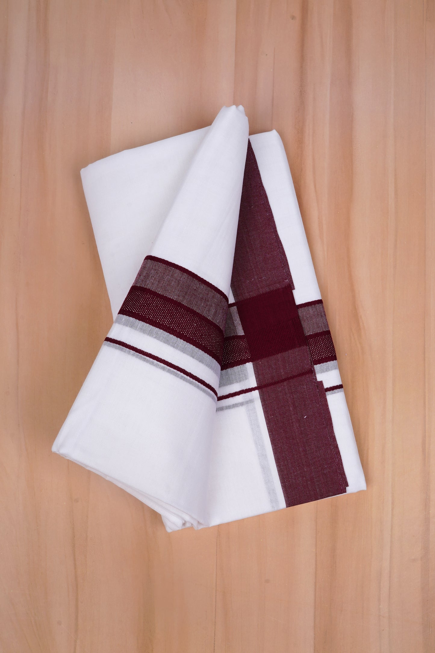 FCD-395 W/D DHOTI 3.80 MTR - Coffee brown