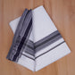 FCD-607 W/D DHOTI 3.80 MTR - Dark Blue
