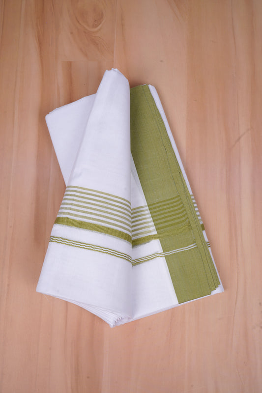 FCD-424 W/D DHOTI 3.80 MTR- Alive Green