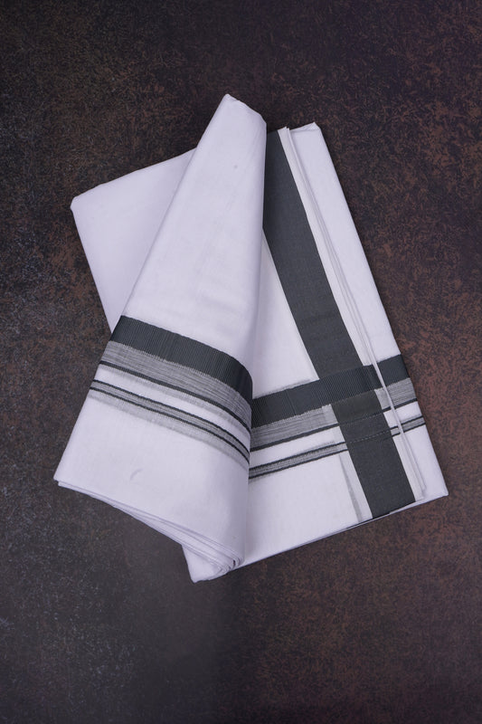 FD-170 W/D DHOTI 3.80 MTR-Light Gray