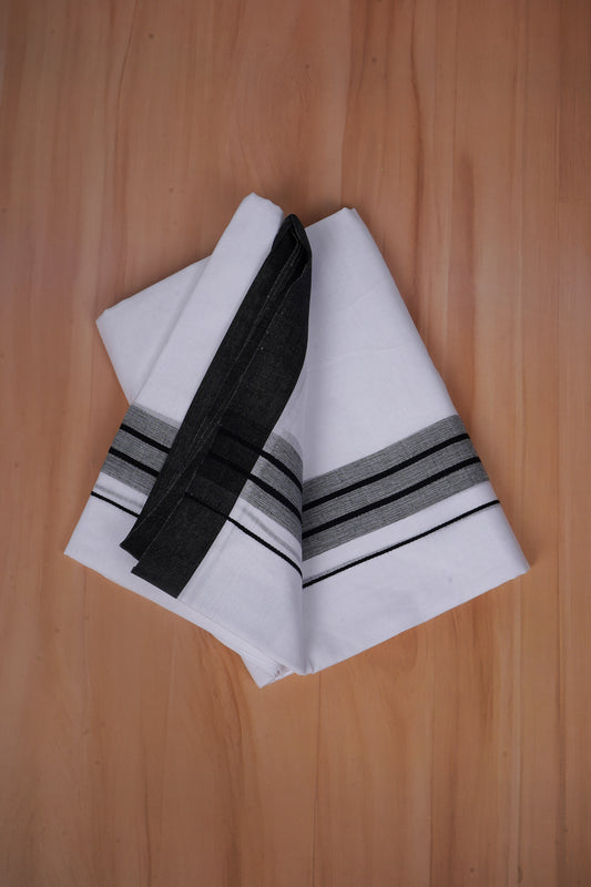 FCD-567 W/D DHOTI 3.80 MTR - Black