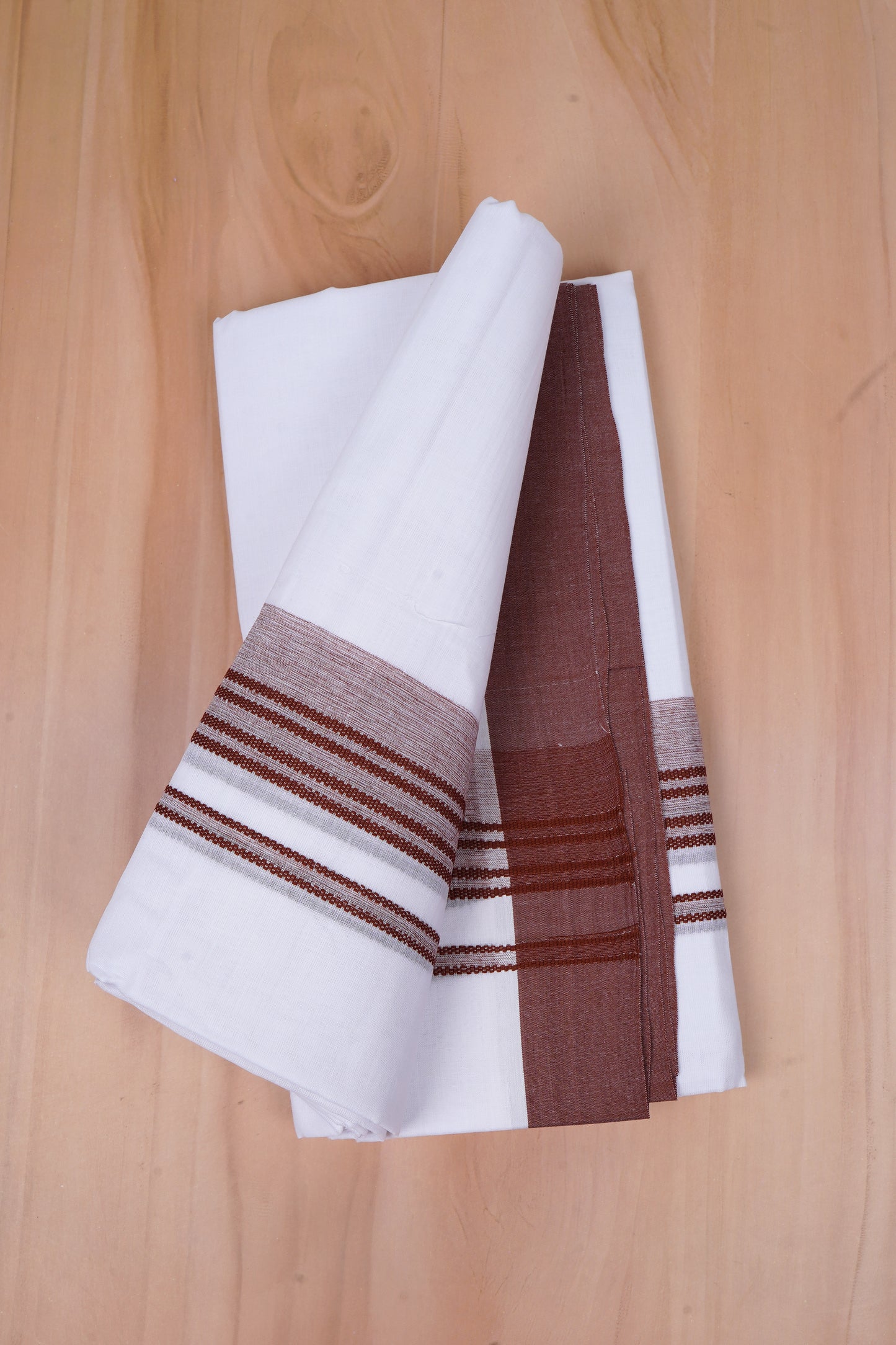FCD-504 W/D DHOTI 3.80 MTR- Brown