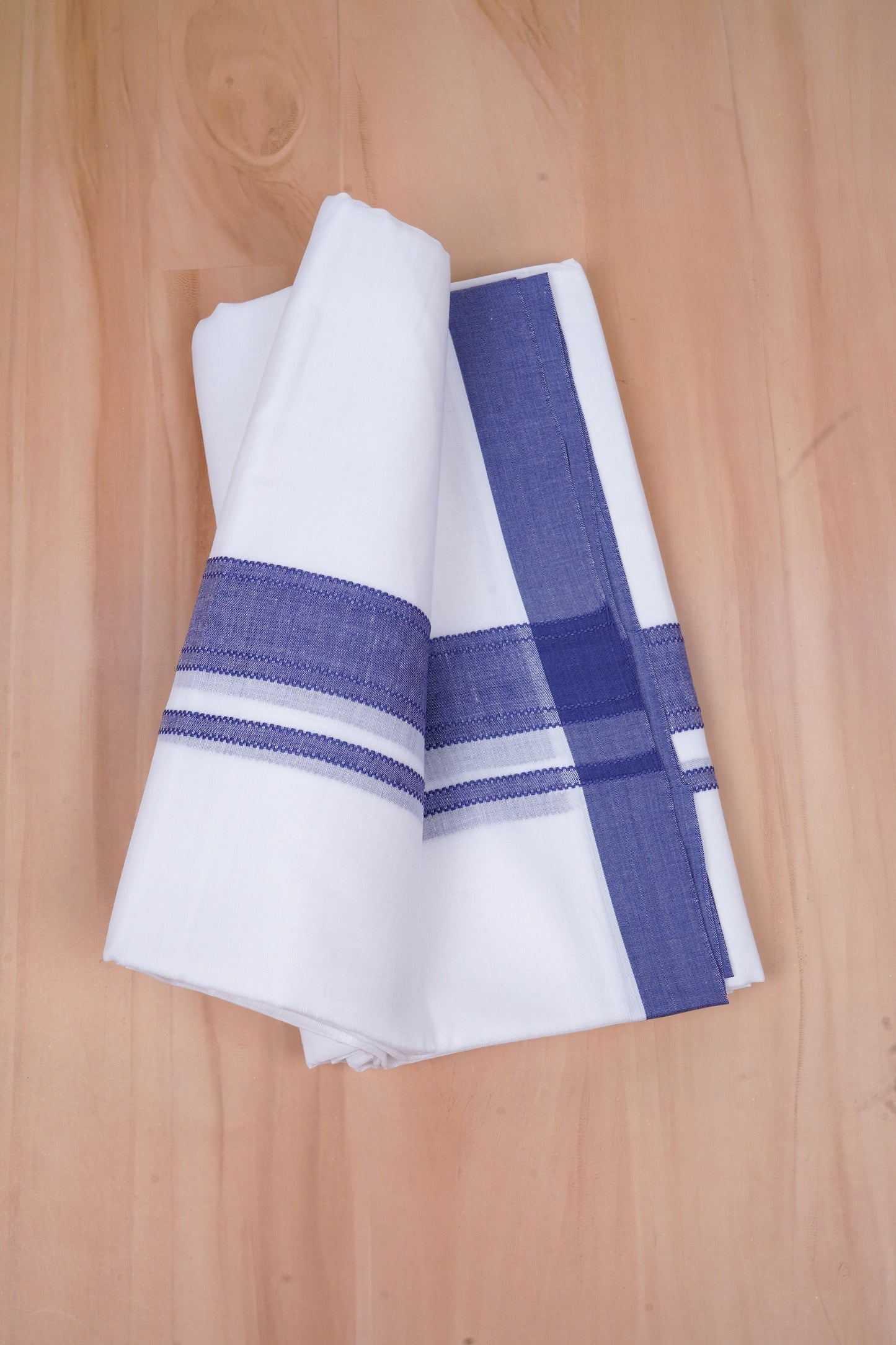 425FD-02 W/D DHOTI 4.25 MTR- Blue