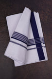 FD-133 W/D DHOTI 3.80 MTR-Navy Blue