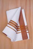 Heritage Gold W/S Dhoti 2.00 MTR - Copper