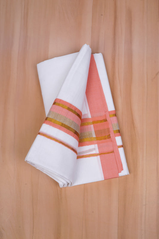 FCD-519 W/D DHOTI 3.80 MTR-Light Pink