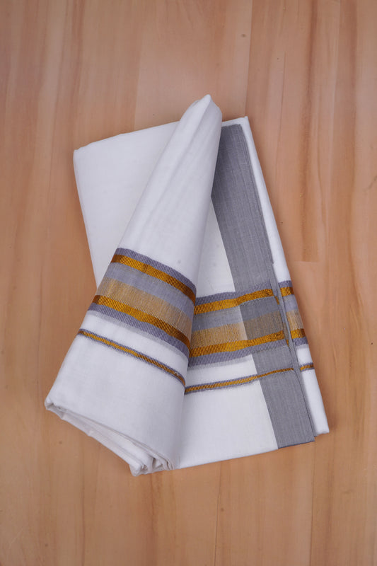 FCD-519 W/D DHOTI 3.80 MTR-violet