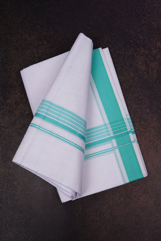 FD-133 W/D DHOTI 3.80 MTR-Light Green
