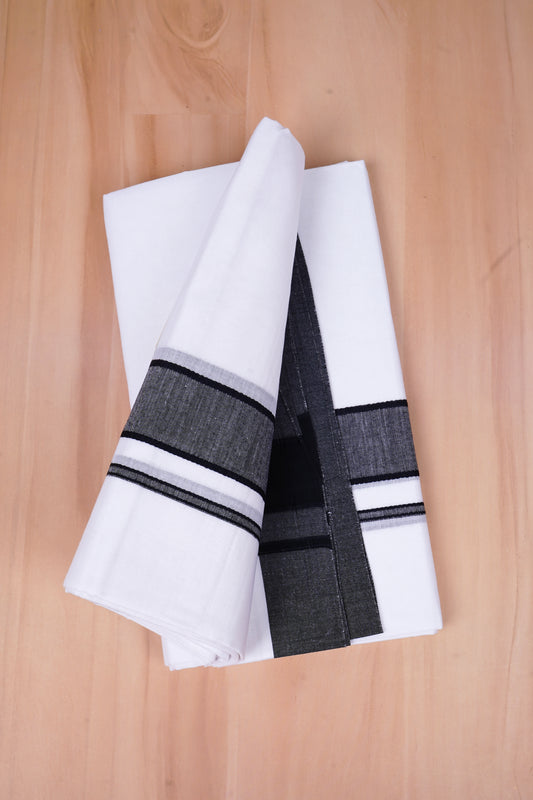FCD-02 W/D DHOTI 4.00 MTR- Black