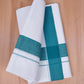 FCD-39 W/D DHOTI 4.00 MTR- Peacock Blue