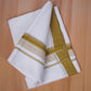 FCD-587 W/D DHOTI 3.80 MTR - Brown