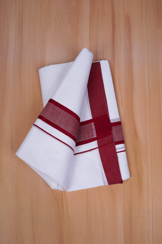 FCD-615 W/D DHOTI 3.80 MTR - Red