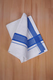 FCD-597 W/D DHOTI 3.80 MTR - Blue