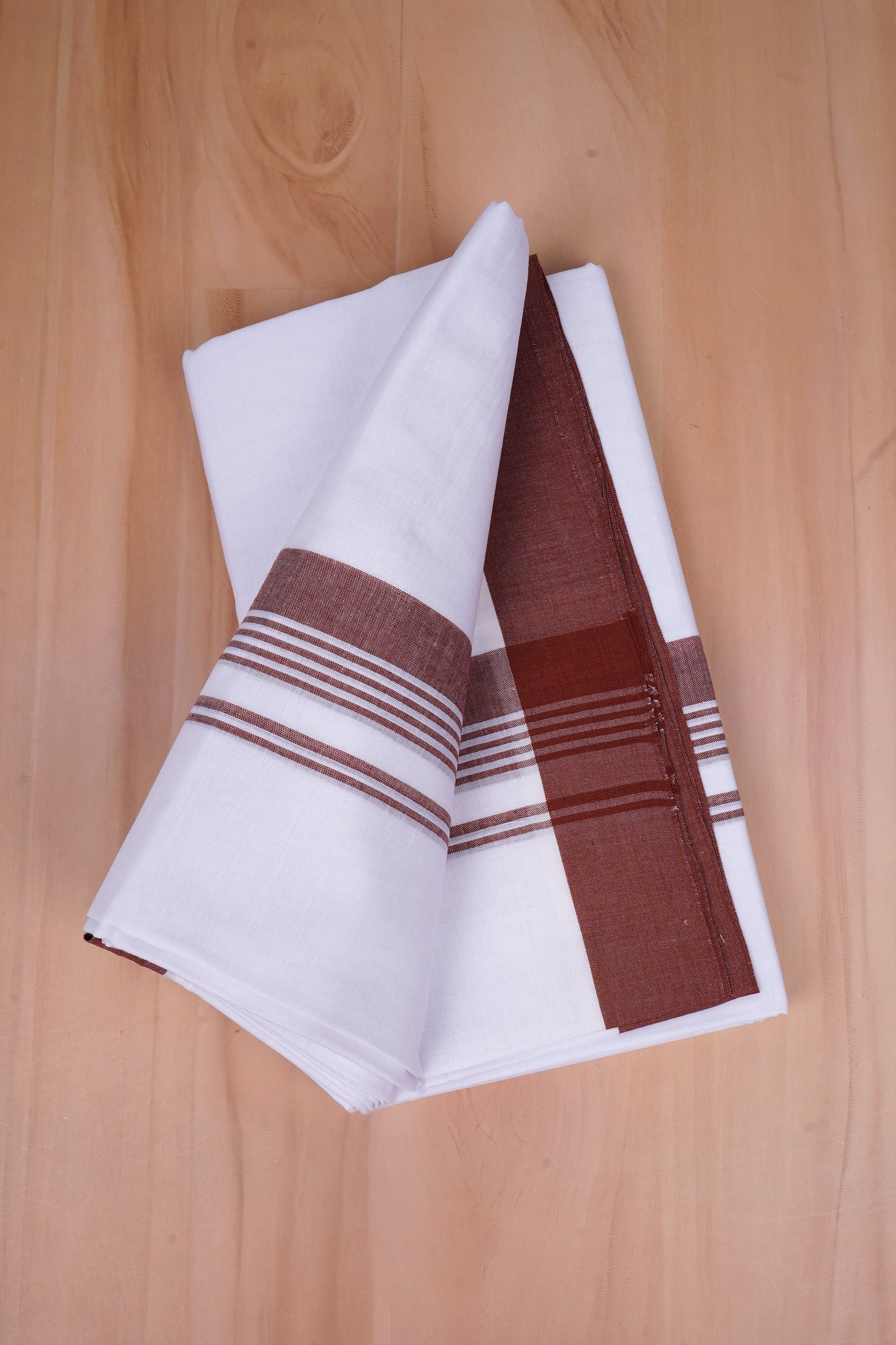 FCD-425 W/D DHOTI 3.80 MTR- Brown