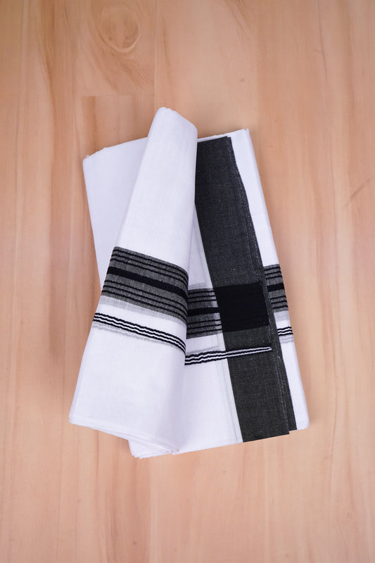 FCD-429 W/D DHOTI 3.80 MTR-Black