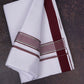 FD-137 W/D DHOTI 3.80 MTR-Brown