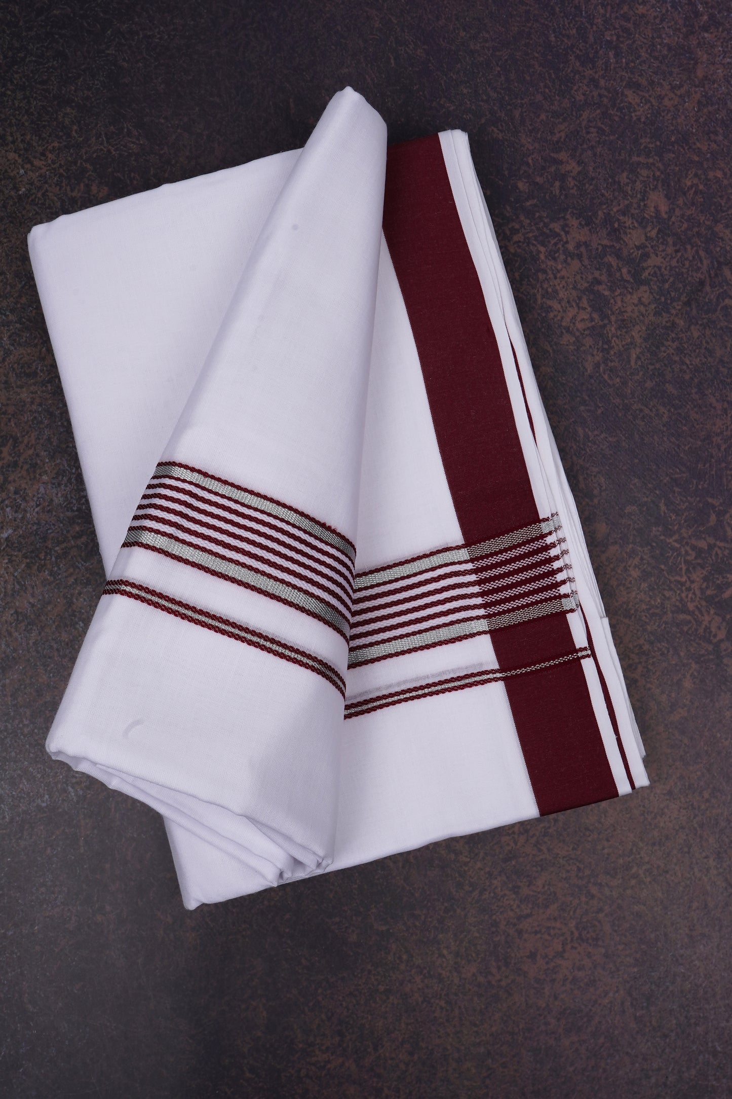 FD-137 W/D DHOTI 3.80 MTR-Brown