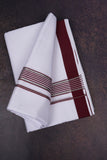 FD-137 W/D DHOTI 3.80 MTR-Brown