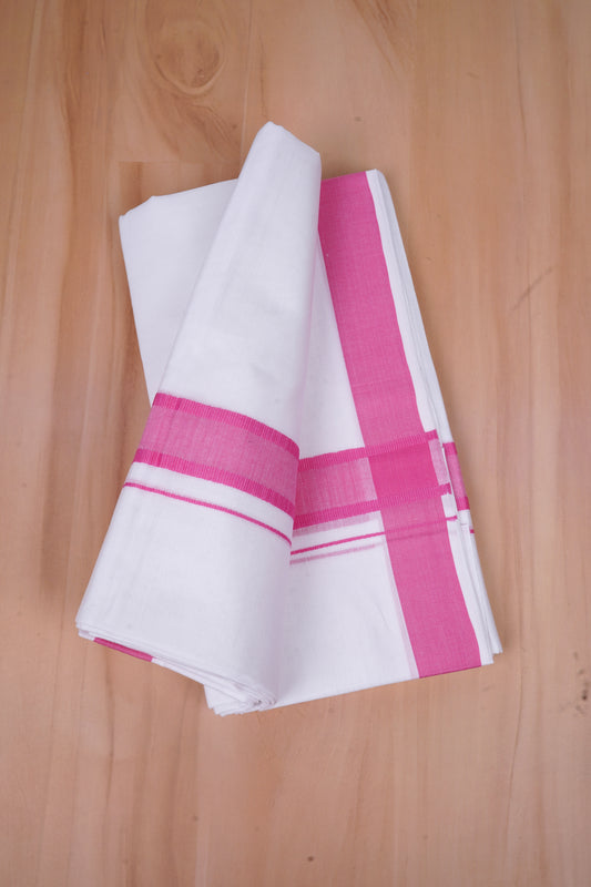 FCD-471 W/D DHOTI 3.80 MTR - Pink