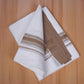 FCD-582 W/D DHOTI 3.80 MTR -Brown