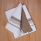 FCD-587 W/D DHOTI 3.80 MTR - Brown