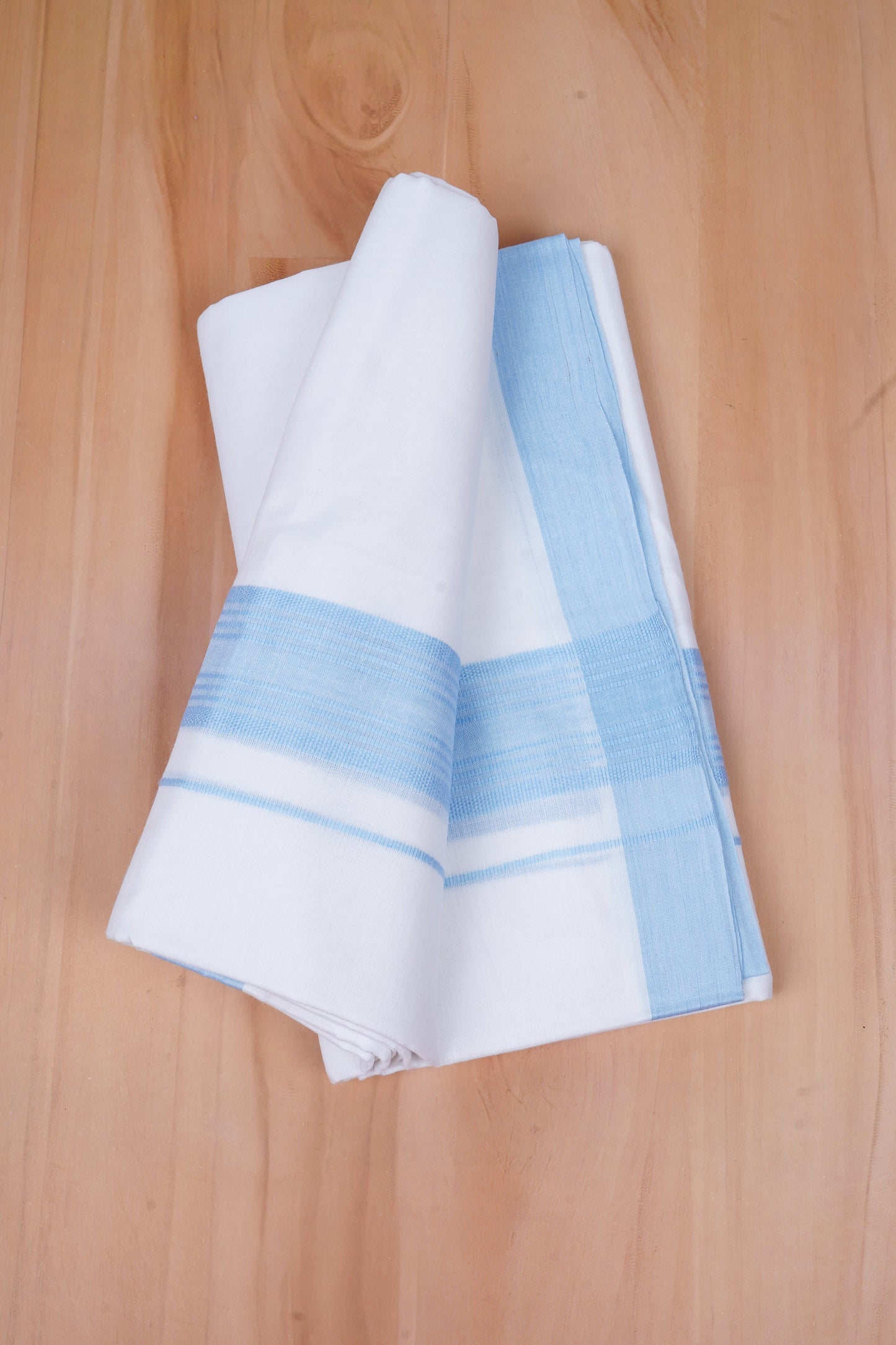 FCD-522 W/D DHOTI 3.80 MTR- Blue