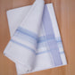 FCD-587 W/D DHOTI 3.80 MTR - Light Blue