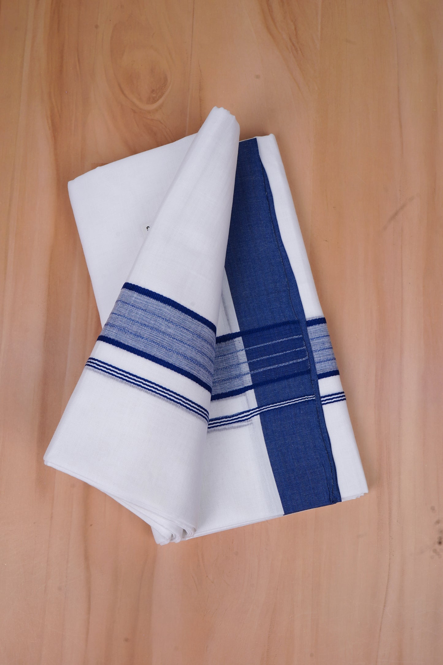 FCD-428 W/D DHOTI 3.80 MTR- Blue 4