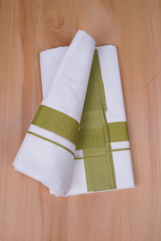 FCD-366 W/D DHOTI 3.80 MTR-Light Green