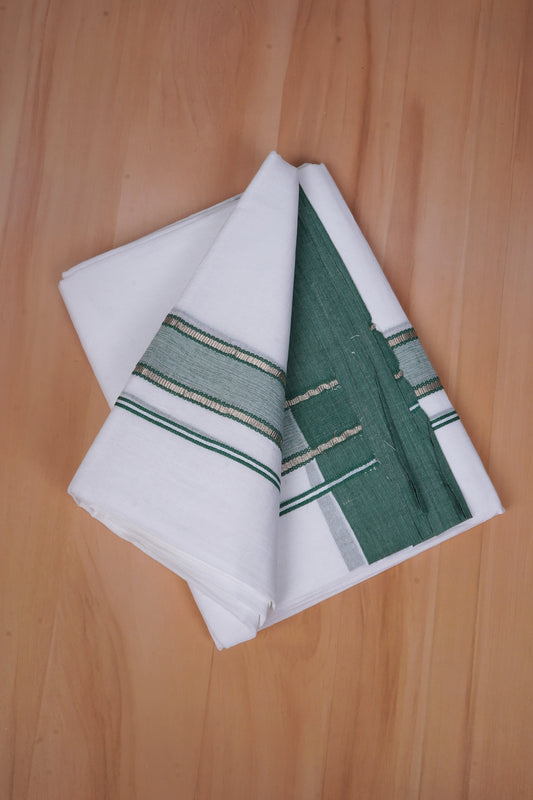 FCD-517 W/D DHOTI 3.80 MTR - Light Green