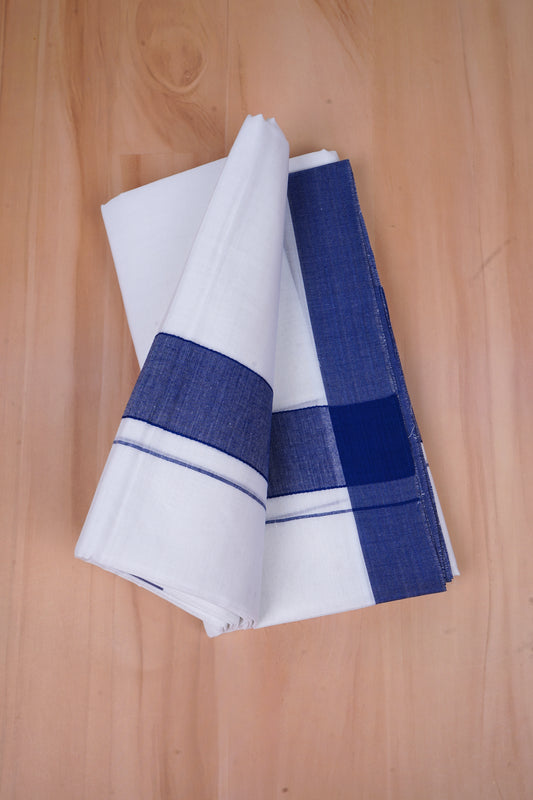 FCD-39 W/D DHOTI 4.00 MTR-Dark Blue