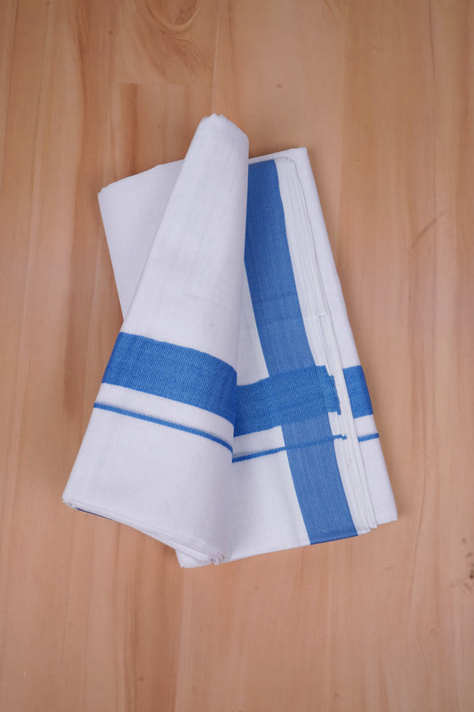 FCD-366 W/D DHOTI 3.80 MTR-Blue