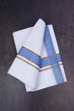 FD-200 W/D DHOTI 3.80 MTR-Blue