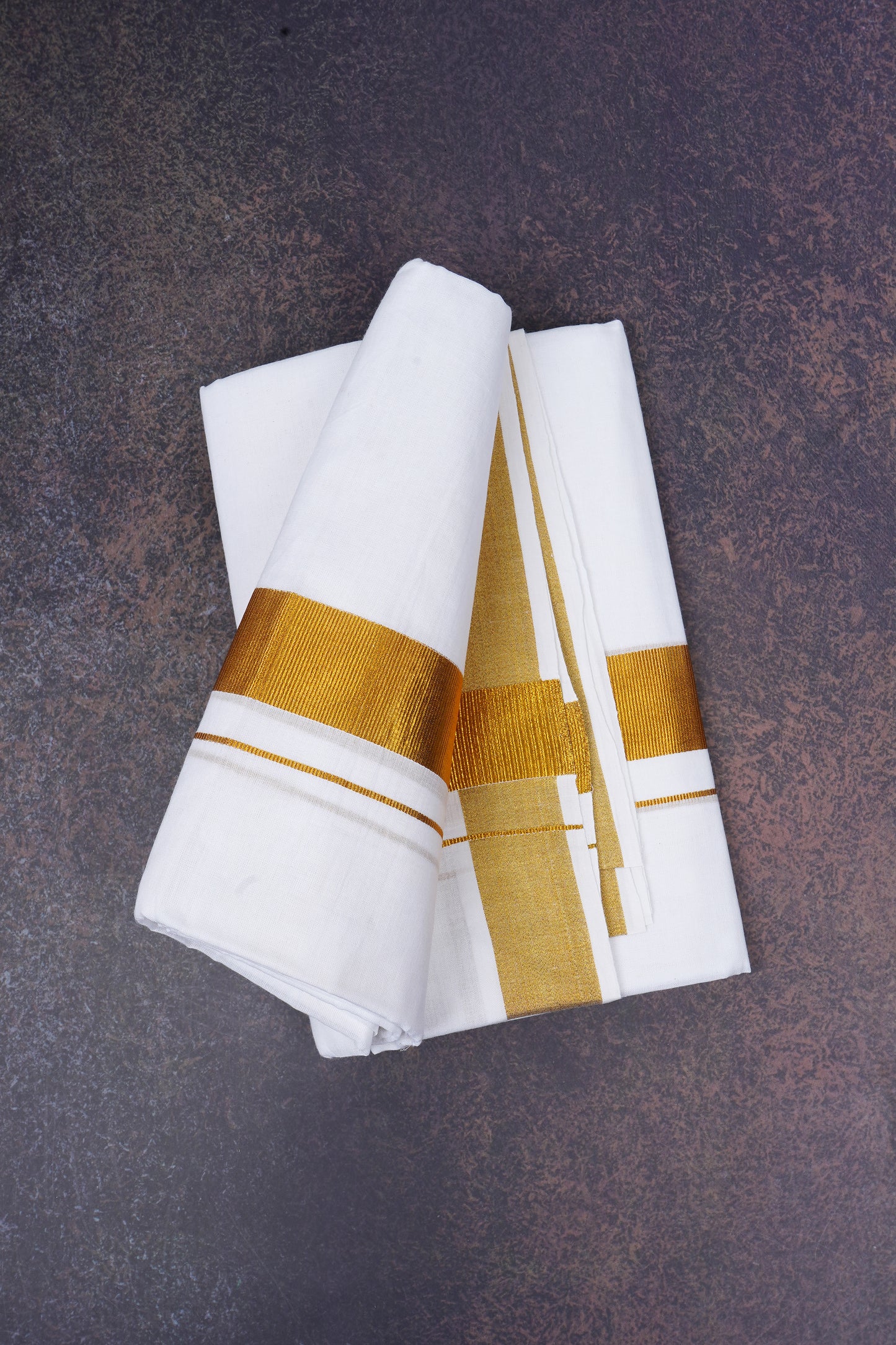 GLD-60 W/D DHOTI 3.80 MTR - Gold