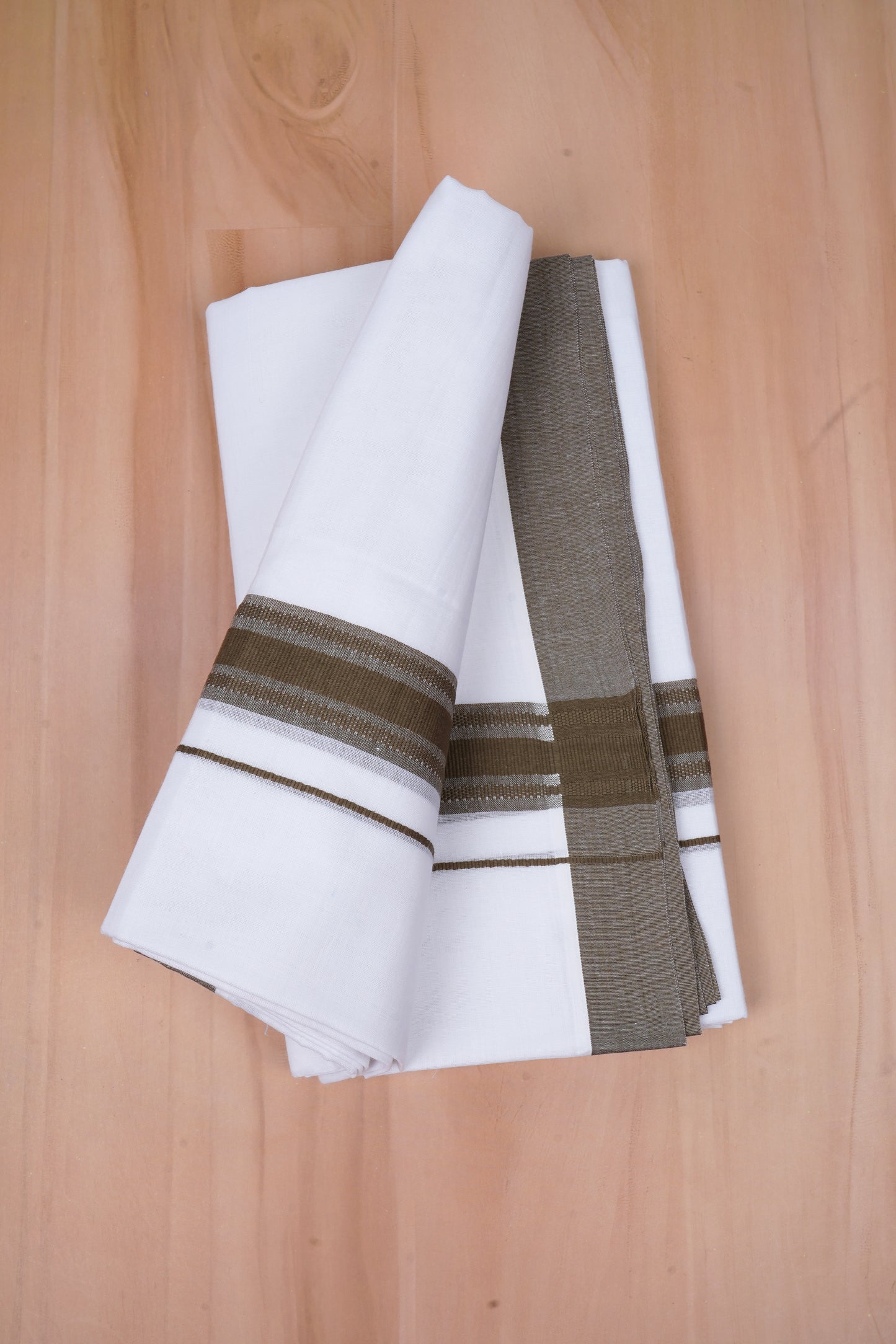 FCD-523 W/D DHOTI 3.80 MTR-Brown