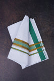 FD-172 W/D DHOTI 3.80 MTR- Green