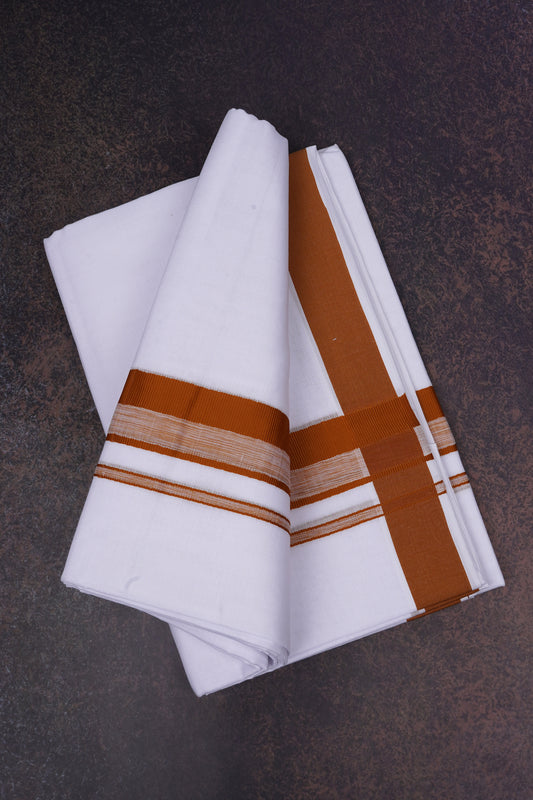 FD-170 W/D DHOTI 3.80 MTR-Brown