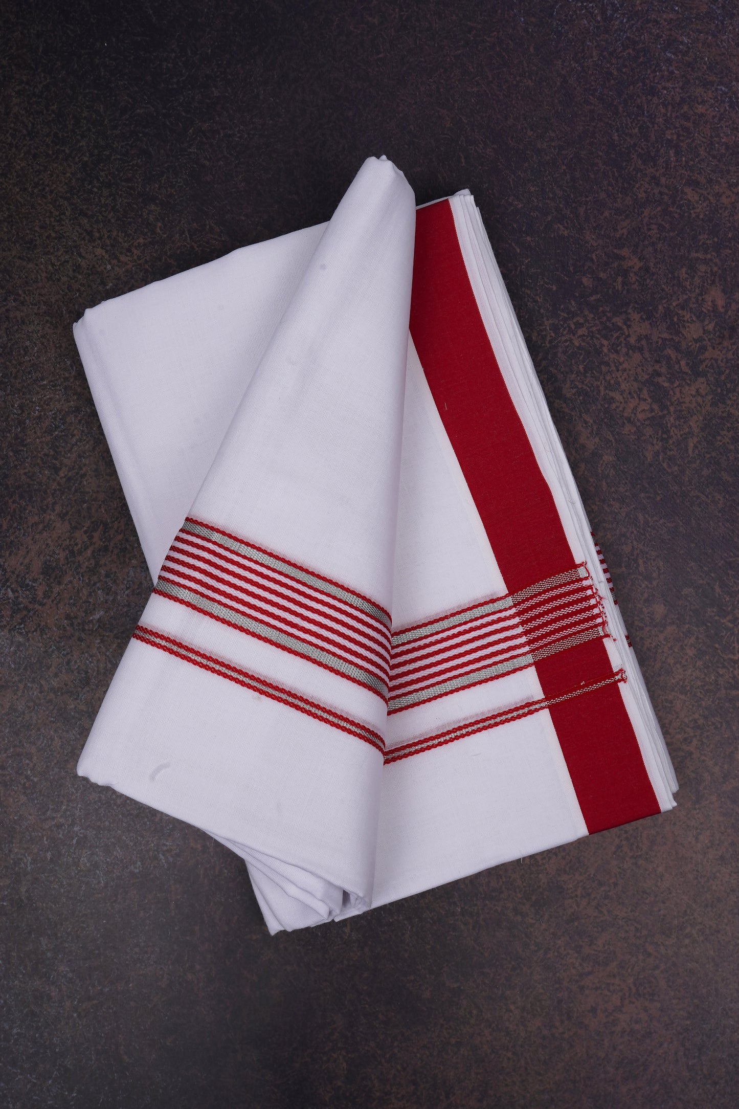 FD-137 W/D DHOTI 3.80 MTR-Red