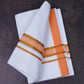 FD-172 W/D DHOTI 3.80 MTR- Orange