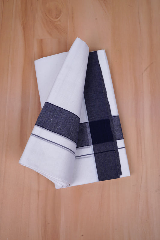 FCD-39 W/D DHOTI 4.00 MTR- Dark Blue